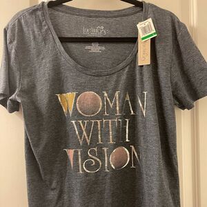 T Shirt True Vintage Women with Vision Size LG New